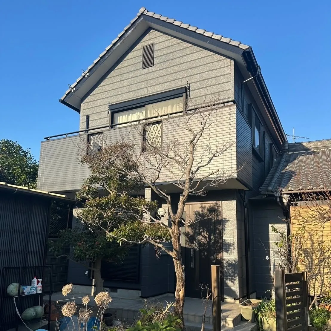 西尾市K様邸にて外壁塗装の施工を行いました!🎨👷♂️